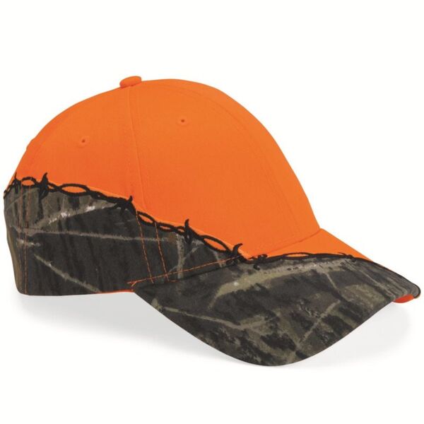 Licensed Camo with Barbed Wire Embroidery Cap Thumbnail