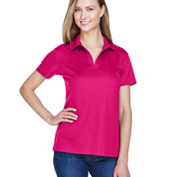 CrownLux Performance® Ladies' Plaited Polo Thumbnail