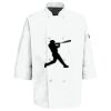 Button Chef Coat with Thermometer Pocket Thumbnail