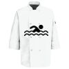 Button Chef Coat with Thermometer Pocket Thumbnail