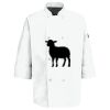 Button Chef Coat with Thermometer Pocket Thumbnail