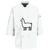 Button Chef Coat with Thermometer Pocket Thumbnail