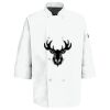 Button Chef Coat with Thermometer Pocket Thumbnail