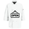 Button Chef Coat with Thermometer Pocket Thumbnail
