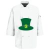 Button Chef Coat with Thermometer Pocket Thumbnail